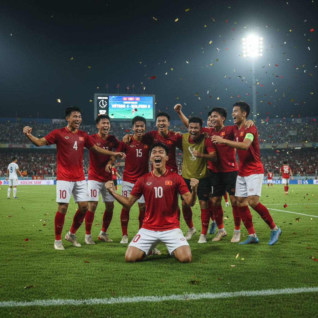 U17 Việt Nam 4-0 Malaysia: Màn Ra Quân Ấn Tượng Tại ĐNÁ 2026 | KliveGeo