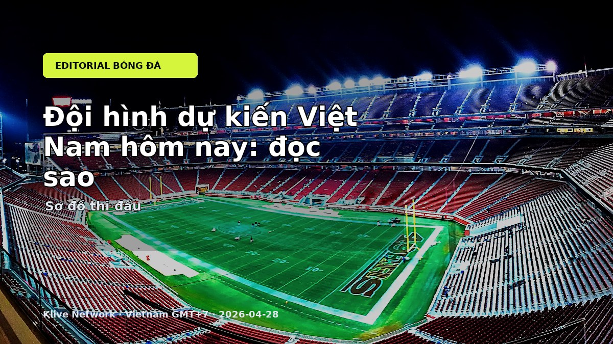 Đội hình dự kiến Việt Nam hôm nay